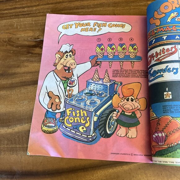 Burger King ALF MELMAC Meal Box Activity Book - Take Me, ALF To The Ball Game - Picture 6 of 11